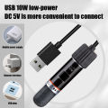 USB Mini Aquarium heating rod for Small Fish Tank 26°C Constant Temperature Aquarium Heater Submersible Thermostat Heater 10W. 