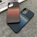 Luxury Carbon Fiber Kevlar Pattern Plastic Case For Oneplus 15 13 12 ACE 6 6T 5 Ultra 3 2 Pro Shockproof Frameless Phone Cover.