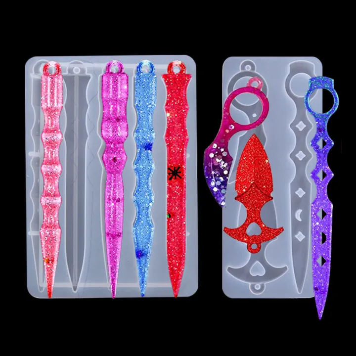 Self%20Defense%20Keychain%20Mold%20DIY%20Epoxy%20Silicone%20Resin%20Mold%20Pendant%20Keychain%20Self-defense%20Weapon%20Toy%20Craft%20For%20Resin%20Small%20Knife%20-%20Image%203