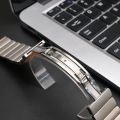 Titanium Metal Band For Apple Watch Ultra 3 2 49mm Series 11 10 46mm 9 8 7 45mm Butterfly Clasp Men Strap For iWatch 6 SE 3 44mm. 