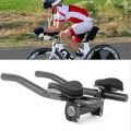 Handlebar Aluminum Alloy Rest TT Bars Arm Relaxation Rest Split Vice Cycling Bike Rest Handlebar for Bicycle Bike Long Distance.