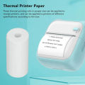 Printable Paper Rolls Mini Printer Paper Thermal Label 3/9/20 Rolls 57 X 25mm White Printable Heat Sensitive Thermal Paper Rolls. 