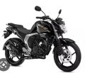 Fz V2 Fuel Injection Black Bike Gold Sticker Kit. 