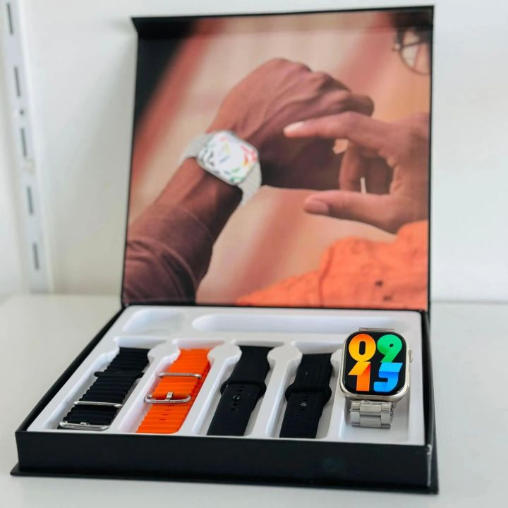 MK99%20MAX%20Full%20Screen%20Ultra%209,%20Touch%20Smart%20Watch,%20(Android%20And%20IOS%20Smart%20Watch)%20HD%20Display%20With%205%20Straps%20-%20Bluetooth%20Calls/Sports%20Mode/Multiple%20Watch%20Faces%20For%20Unisex%20%7C%20Best%20Smart%20Watch%20mk99%20-%20Image%202