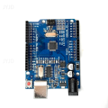 For UNO R3 Development Board ATMEGA328P CH340 / ATEGA16U2 Compatible For Arduino with Cable R3 Proto Shield Expansion Board. 