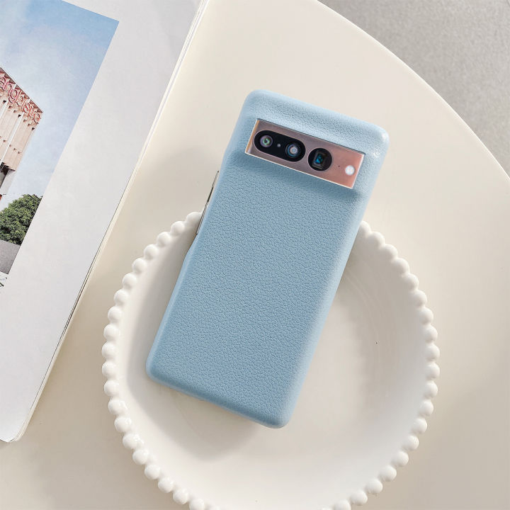 Comfortable%20Leather%20Phone%20Case%20For%20Google%20Pixel%208%207%206%20Pro%205%207a%206a%204a%204%20XL%20Luxury%20Lichee%20Pattern%20Back%20Cover%20-%20Image%206