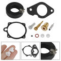 Areyourshop Carburetor Carb Rebuild Kit Fit for Yamaha Outboard 25HP 30HP 689-W0093-00 Motorcycle Accessories. 