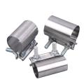 [CA2] 1 Piece Stainless Steel Pipe Clamp 40mm To 63mm Universal Exhaust Pipe Connection Hoop. 
