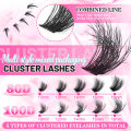 Show-Stopping Top & Bottom Lash Kit – 250/740 Cluster Shell Fluffy Volume, Mix-&-Match Lengths & Styles! Killer for Any Look. 