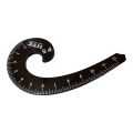 French Curve Shape scale Wooden for Sholder, Gol gala, neckline, armhole, sleeve caps, pocket cutting designers -Tailoring Scale for Measuring in high quality P5 Tailoring Scale. 