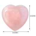 10/20/30PCS Rose Quartz Heart Natural Crystal Polished Stones Healing Stone Gravel Specimen Valentine  For Women. 
