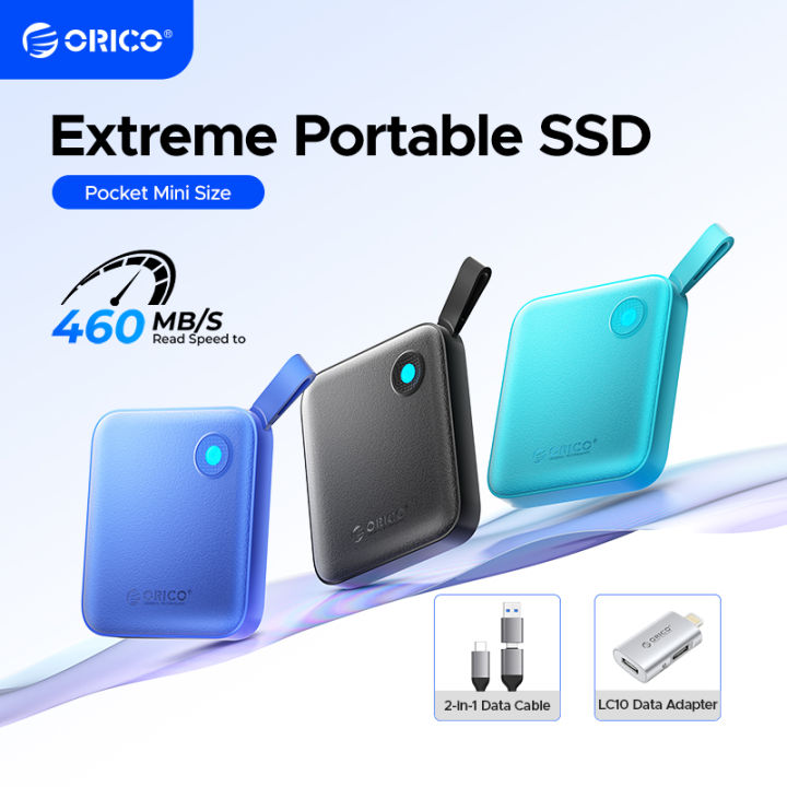 ORICO%20Portable%20SSD%20with%202%20in%201%20USB%20C%20Cable,%20External%20Solid%20State%20Drives,%20Up%20to%20460MB/s%20for%20iPhone%2014%2013%2011%2012%20X%20%20IPad%20PC%20-%20Image%202