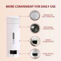 JFBONIN Electric Kettles Portable Tea Coffee Kettle Travel Boil Water Thermal Cup Anti-Scald Water Bottle English Menu. 