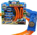 Battery operated children’s electric cute small Train stall toy children’s puzzle assemble. 