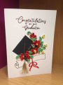 Congratulations on Graduation Handmade Customised Greeting Card. 