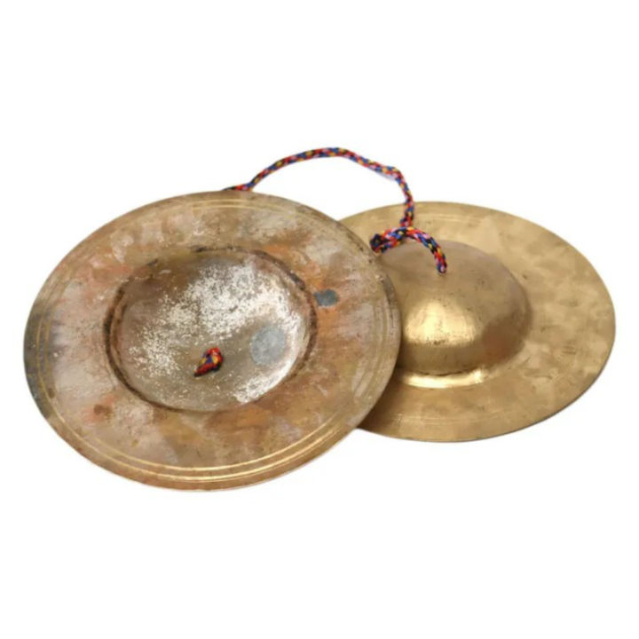 Panche%20Baja%20Jhyali%20%7C%20Bhushya%20Newari%20Musical%20instrument%20%7C%20Brass%20Hand%20Cymbals%20%7C%20Jhamta%20%7C%208%20Inches%20Diameter%20-%20Image%202