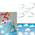Fondant And Cookies Clouds Cutter Set. 