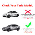 For Tesla Model YL 2026 Silicone Central Control Screen Frame Display Edge Protector Cover Phone Anti-Slip Wireless Charging Pad.