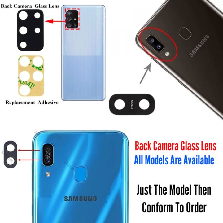 Samsung Galaxy A10, A10s, A12, A20, A20s, A21, A21s, A30, A30s, A31s, A40, A50, A51, A71 Camera Main Glass Lens