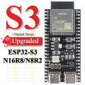ESP32-S3 Development Board 2.4G Wifi Module for Arduino ESP IDF ESP32-S3WROOM1 N8R2 N16R8 44Pin Type-C 8M PSRAM ESP32 S3. 