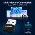 FENVI USB Bluetooth 5.4 Dongle Transmitter Receiver Bluetooth5.3 Adapter Wireless USB Adapter For Keyboard/Mouse/Headphone/Speak. 