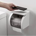 Bathroom Mobile Tissue Box R Wall Mount Waterproof Plastic Roll Pap. 