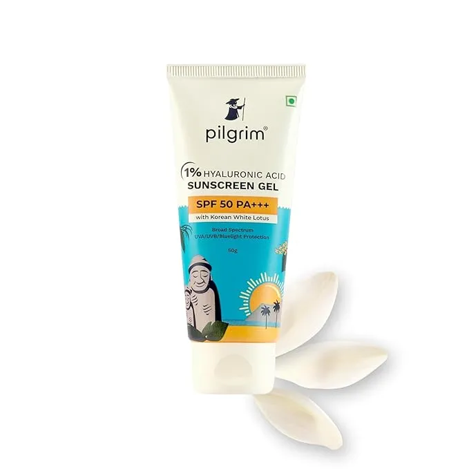 Pilgrim%201%25%20Hyaluronic%20Acid%20Sunscreen%20Gel%20SPF%2050%20PA+++%2050%20gm%20-%20Image%202