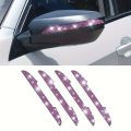 Bling Rhinestone Car Door Handle Scratch Protectors Suitable For All Cars Vehicles SUVs Side Mirrors Car Door Edge Guards Amagi. 