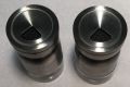 Glass Salt Pot with Stainless Steal Protector. 