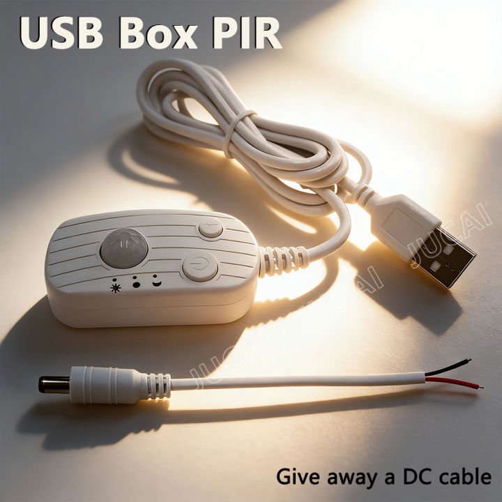 5V dimmable USB interface PIR box motion sensor for LED strip lights ...