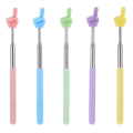 Steel Teaching Pointer Telescopic Rod Finger Design Teaching Stick Finger Reading Sticks Tools School Office Supplies. 