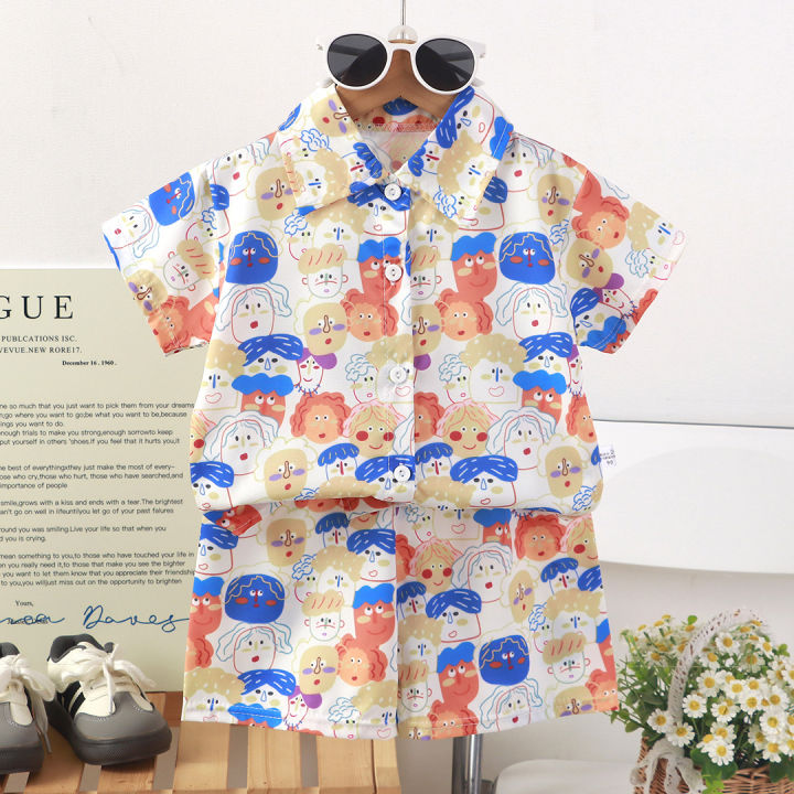 0-5Y%20Kids%20Baby%20Boy%20Clothes%20Summer%20Floral%20Print%20Sets%202Pcs%20Short%20Sleeve%20Shirt+Shorts%20Child%20Boy%20Beach%20Wear%20Casual%20Outfits%20-%20Image%205