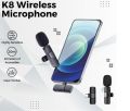 K9/K35/K8 Wireless Dual And Single Professional Lapel Lavalier Microphone Remove Noise For Typ c Or 3.5mm Audio Jack.