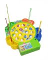 Funny Fish Activity Joy Game With Fishing Rods and Music For Kids. 