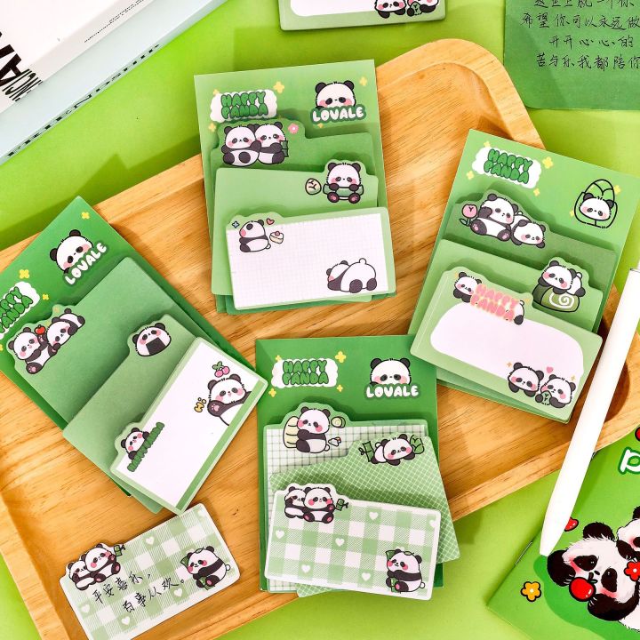 Multi-Layer Panda Sticky Notes, Tearable Adhesive Memo Pads for ...