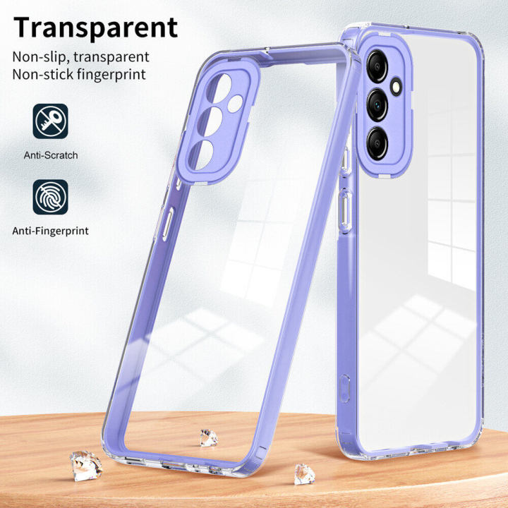 Phone case accessories clear case Samsung shockproof A54 A34 A14 A14 5G A13 lta24 clear TPU 5G + a04s case Galaxy phone case phone cover ks09