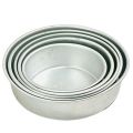 5-Piece Aluminum Cake Tray Set with Various Sizes. 