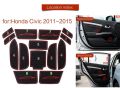 Honda civic rebirth interior protection non slip mat/ civic 9th generation. 