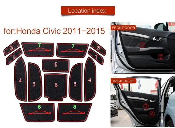 Honda%20civic%20rebirth%20interior%20protection%20non%20slip%20mat/%20civic%209th%20generation%20-%20Image%202