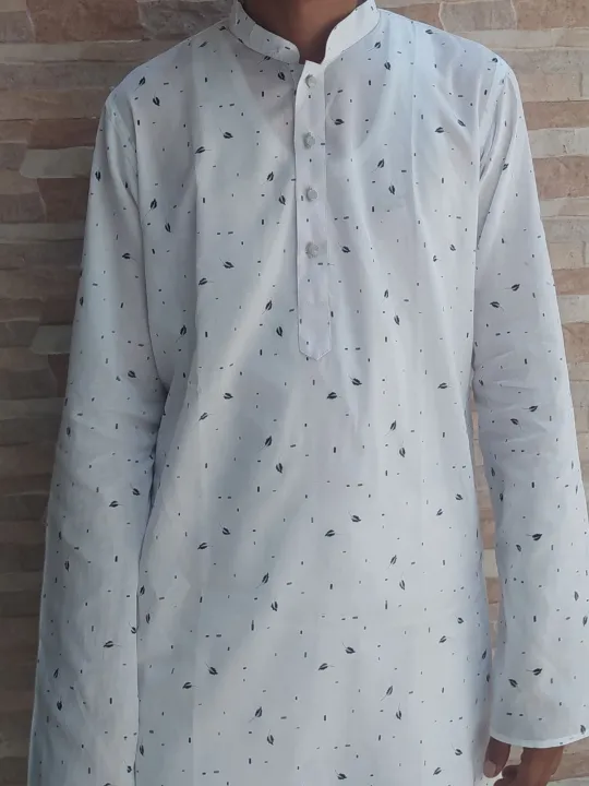 Dhuti%20cloth%20with%20some%20print%20100%25%20cotton%20guarantee%20%20panjabi%20%5B%20Slim%20Fit%20%5D%20-%20Image%203