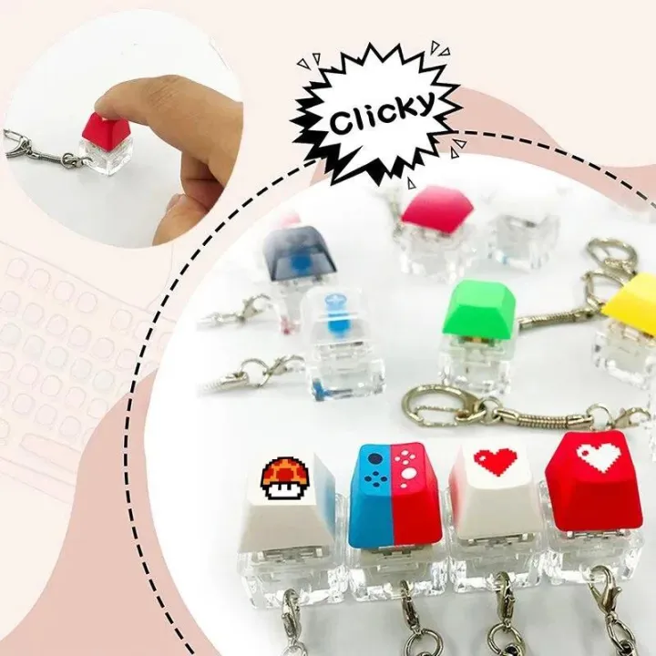 1pcs%20Pressable%20Keycap%20Keychain%20Mechanical%20Keyboard%20Switch%20Fidget%20Toy%20for%20Stress%20Relief%20Bag%20Decoration%20Accessory%20-%20Image%202