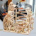3d Wooden Puzzle Building Model Kits Marble Runs Mechanical Puzzles Self Assembly Toy STEAM Educational Toys for Teen  . 