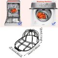 3Pcs Baseball Cap Washer,Hat Cleaner Cage Holder Frame for Washing Machine,Anti-deformation Cap Protector Rack Hat Washer Keeper.