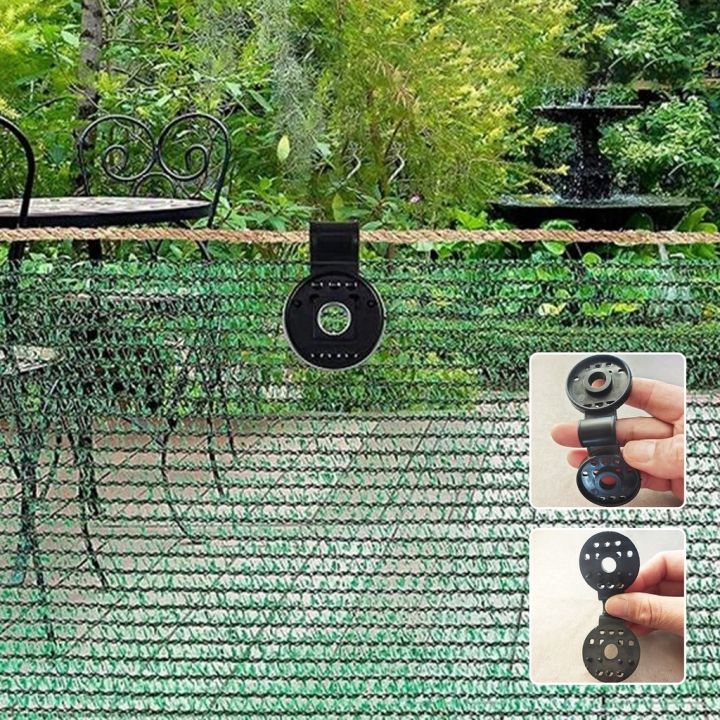50%20PCs%20sunshade%20mesh%20clip%20garden%20tools%20greenhouse%20sunshade%20fixing%20clamp%20plastic%20mesh%20fence%20hooks%20installation%20-%20Image%205