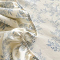 1pc Floral Fitted Bed Sheet Flower Printed Washed Cotton Bed Sheet with Elastic Single/Queen/King Size Bed Fitted Sheets.