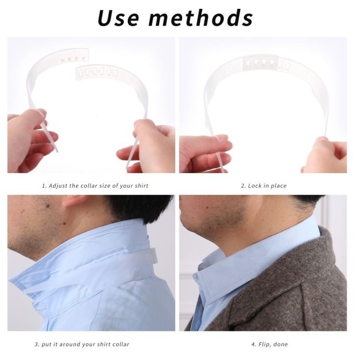 Adjustable%20Shirt%20Collar%20Support%20Shaper%20New%20Collar%20Stays%20Collar%20Stays%20Bundle%20Kit%20Clothes%20Accessory%20Slick%20Shirt%20Stand%20Collar%20Tool%20-%20Image%205
