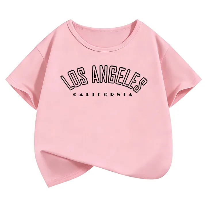 Fashion%20Los%20Angeles%20Top%20Design%20T%20Shirts%20Y2k%20Kids%20Children's%20T-shirt%20Boys%20Girls%20Summer%20Spring%20Casual%20Top%20Tee%20Short%20Sleeve%20-%20Image%205