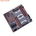 QIYIDA X99 Motherboard Dual X99 C612 Chip Supports LGA 2011-3 CPU DDR4 RAM NVME NGFF M.2 USB3.0 SATA3.0 PCI16X. 