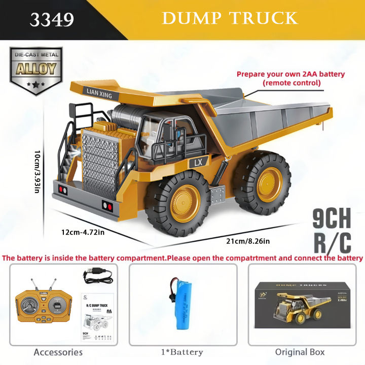 1:%2020%20Electric%20Engineering%20Remote%20Control%20Vehicle%20Simulation%20Excavator%20Dump%20Truck%20Bulldozer%20Toy%20Children's%20Holiday%20%20-%20Image%207