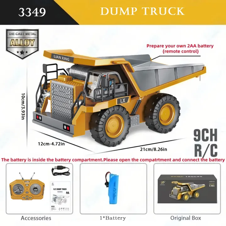 1:%2020%20Electric%20Engineering%20Remote%20Control%20Vehicle%20Simulation%20Excavator%20Dump%20Truck%20Bulldozer%20Toy%20Children's%20Holiday%20%20-%20Image%207